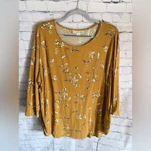 Bird & Flowers Long Shirt